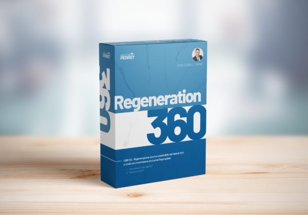 Regeneration 360° con membrane occlusive in titanio