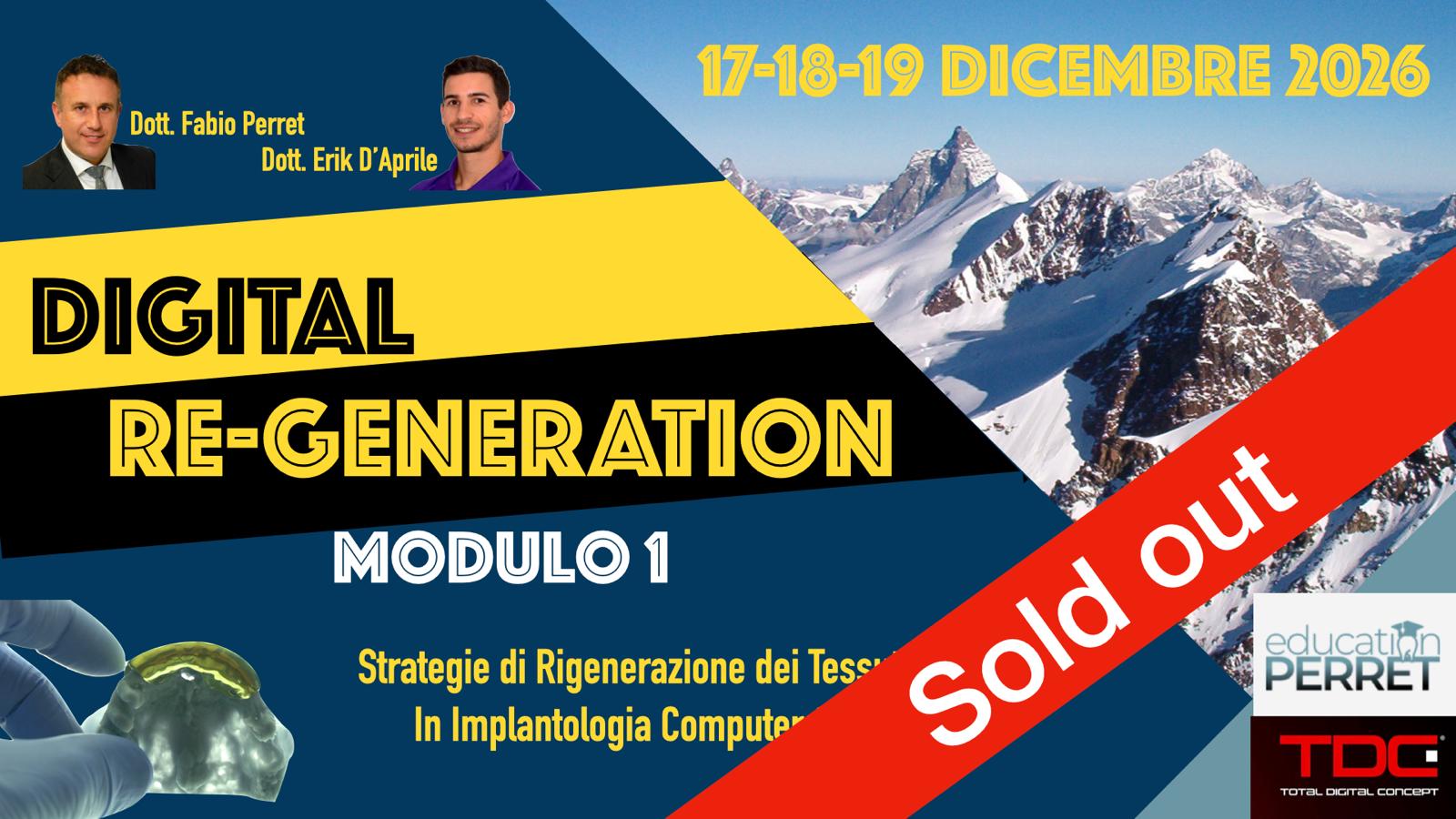 Corso Intensivo di Rigenerazione Ossea e Chirurgia Mucogengivale in Implantologia nell'Era Digitale| 17-18-19 Dicembre 2026